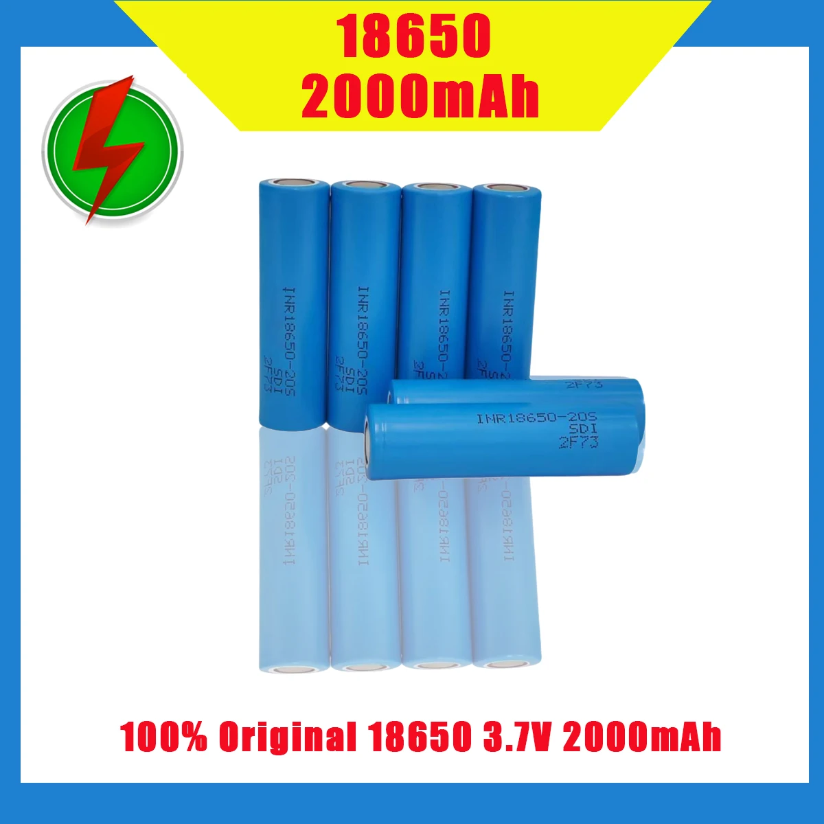 

100% оригинал, 20S 18650, 3,7 В, 2000 мАч, литиевая аккумуляторная батарея, подходит для GTL Evrefire, фонарик, аккумулятор, электробритва