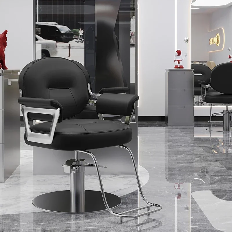 

Barbershop Hair Barber Chairs Vanity Luxury Swivel Dressing Table Hairdresser Chair High Facial Cadeira Gamer Salon Furniture