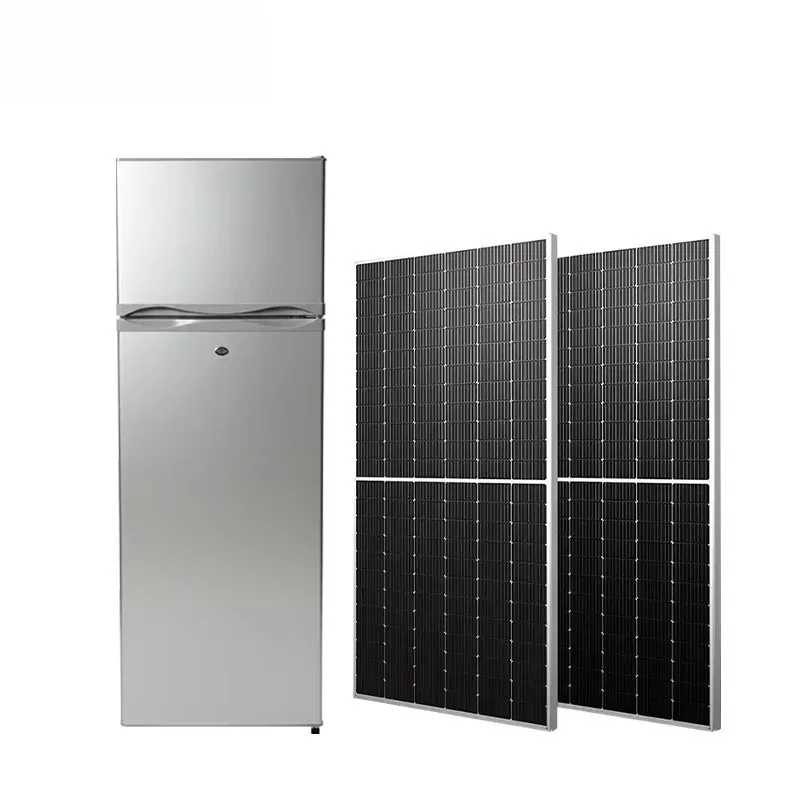 Ultimate solar-cooled reliable 24V 260L DC refrigerator with top freezer, perfect for island living in Jamaica