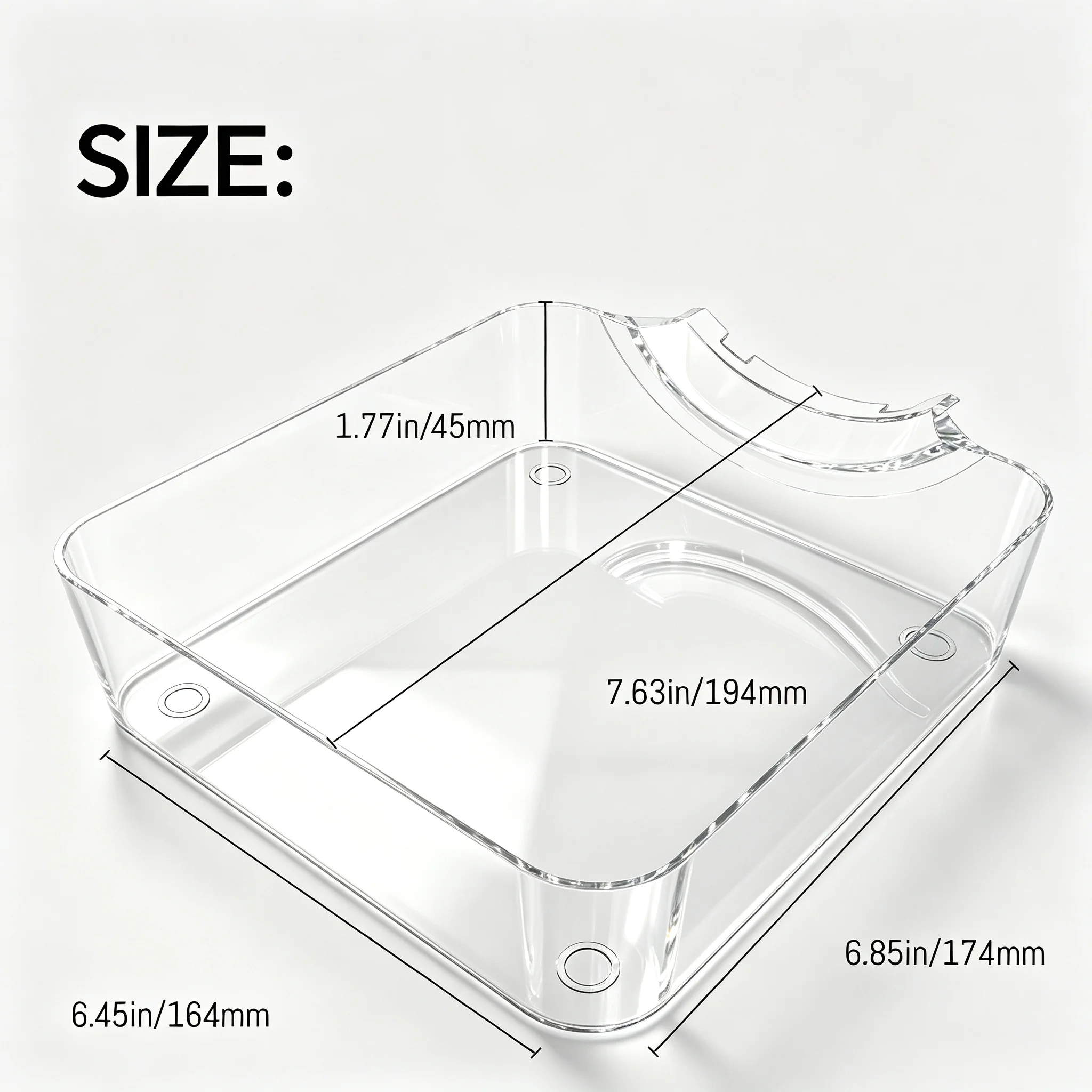 Front Load Washer Drain Collecting Tray | Filter Cleaning Drip Pan & Laundry Room Floor Water Spill Protector