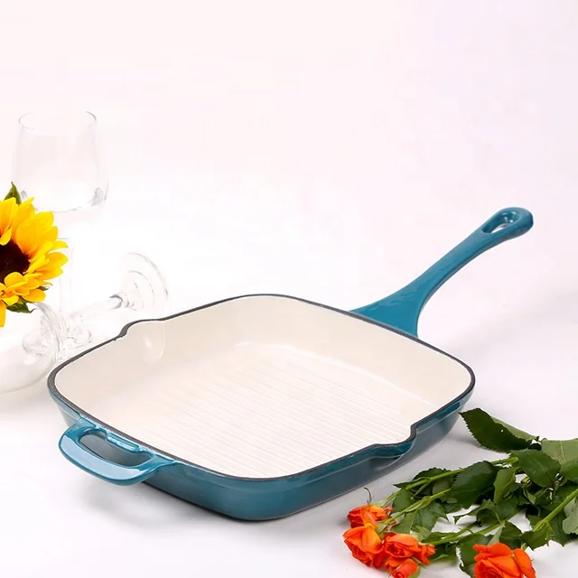 Custom Pre-seasoned Non Stick Cast Iron Enamel Cooking Pots Casserole Enamel Coating Kitchen Cookware Dutch Oven Set