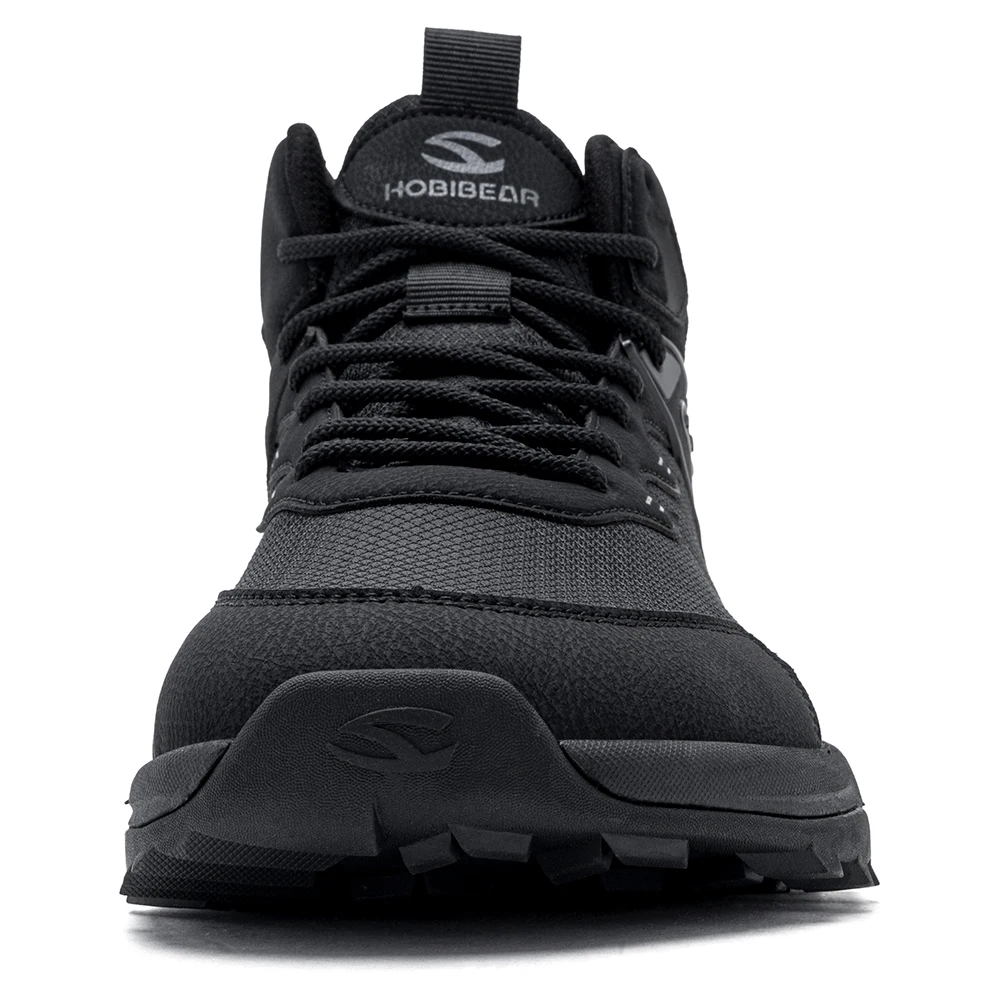 HOBIBEAR Herren Knöchelhohe Wander- und Laufschuhe mit Breiter Passform, Rutschfeste Outdoor-Trail-Wanderschuhe für Männer – Detail 10