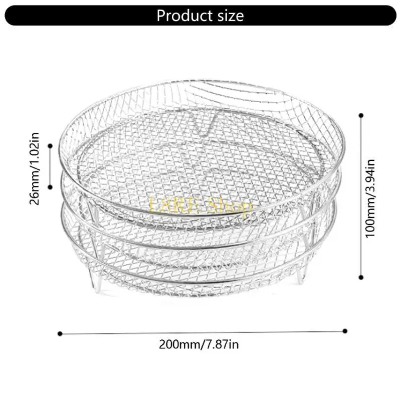 L8RE Multilayer Dehydrator Rack Srick Rack Rack Air Fryers Tool Citchen Grill