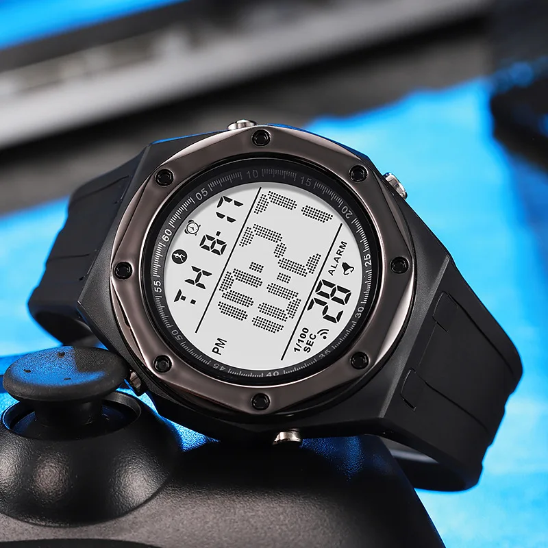シンプルなシングルディスプレイ電子時計、メンズ多機能アウトド - Academy Sports Outdoor のレビューと価格