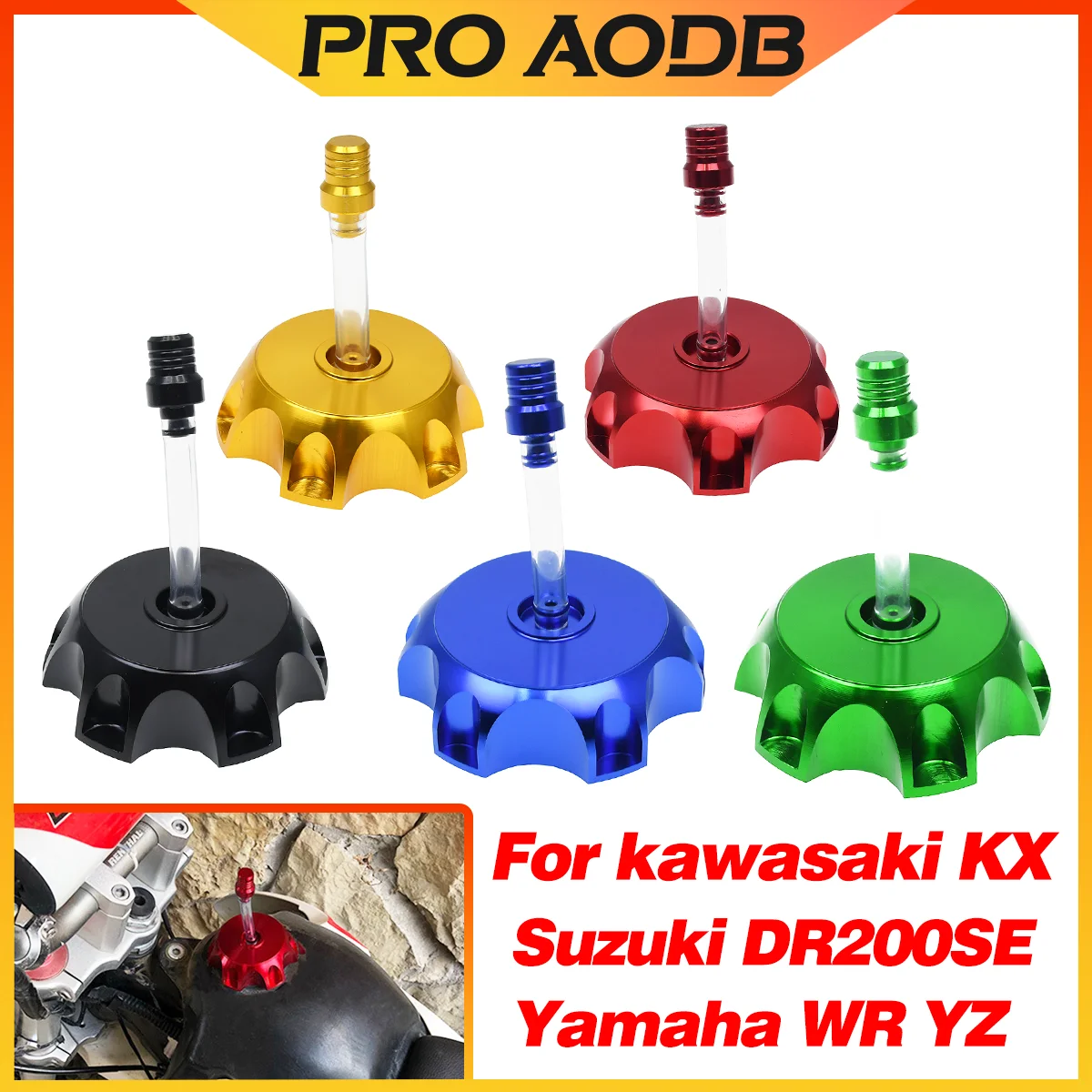 Gas Fuel Tank Cap Cover For Chinese 50cc 70cc 90cc 110cc 125cc 160cc 170cc 180cc 190cc CRF 50 70 KLX TTR DHZ SSR Dirt Pit Bike