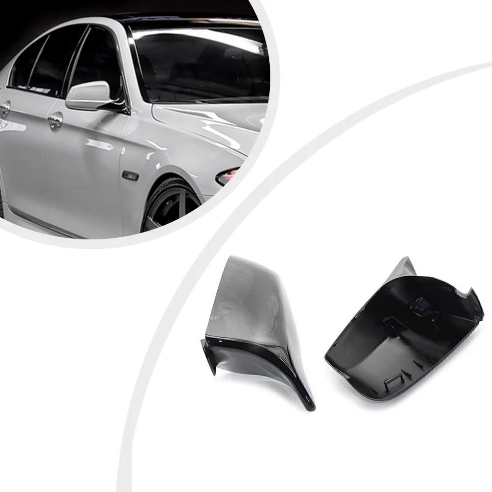 Vehicle Customization Side Wing Cover Easy Installation Mirror Cover Scratch Protection Shield Sleek Aesthetic Appeal