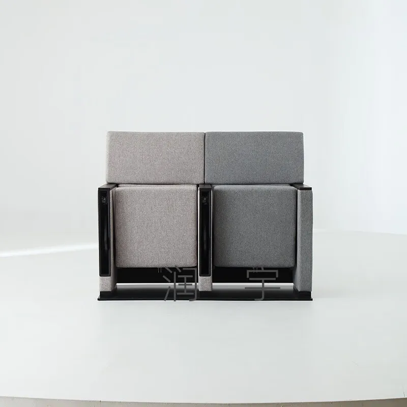 

Cinema Theater Soft Bag Row Seat Cinema with Writing Board Folding Chair Classroom Row Soft Bag Auditorium Chair