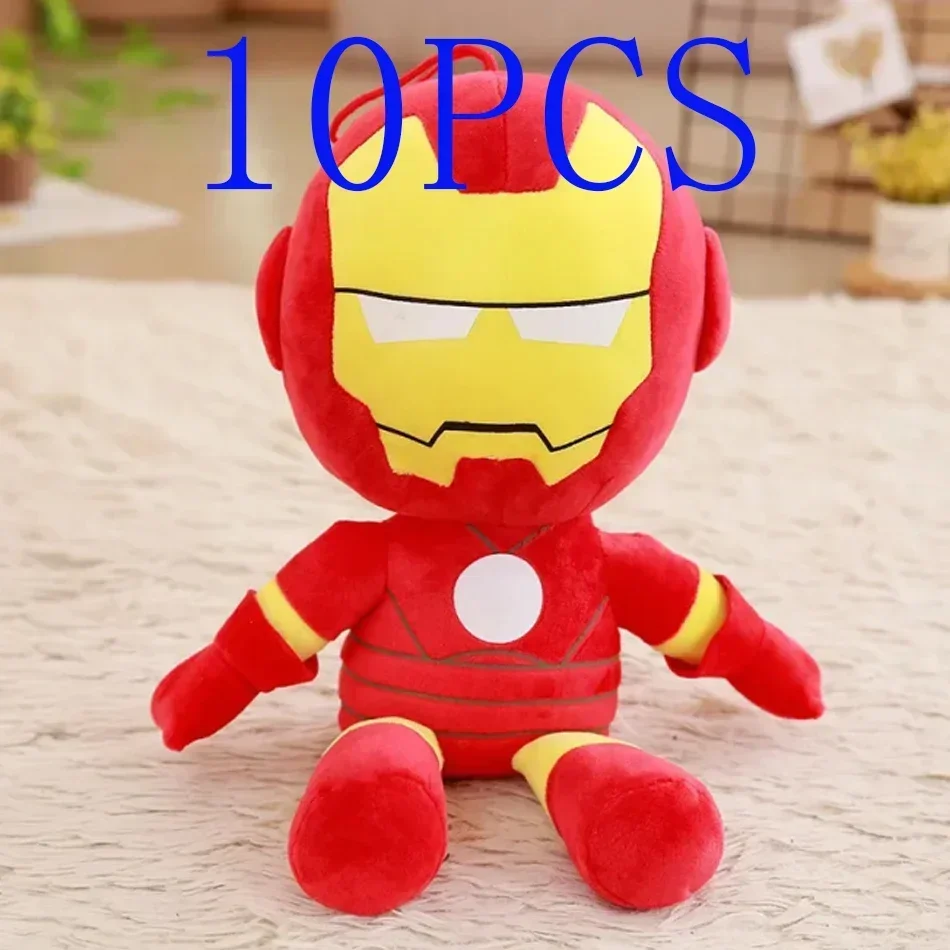 

10PCS Marvel Spiderman Plush Toy Soft Stuffed Cartoon Stuffeds Dolls Large Plushs Cloth Dolls Pillow Kids Christmas Gift 25-30CM