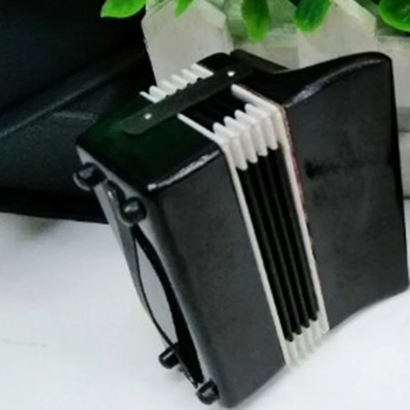 Miniature Accordion Mini Musical Instrument Accordion Exquisite Musical Instruments Holiday Decoration Music Gifts