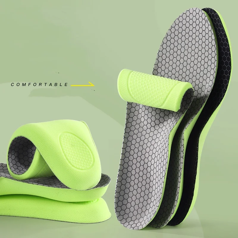 

Sports Insoles Arch Support High Elasticity Shock Absorption Sweat Absorption Breathability Massage Insoles