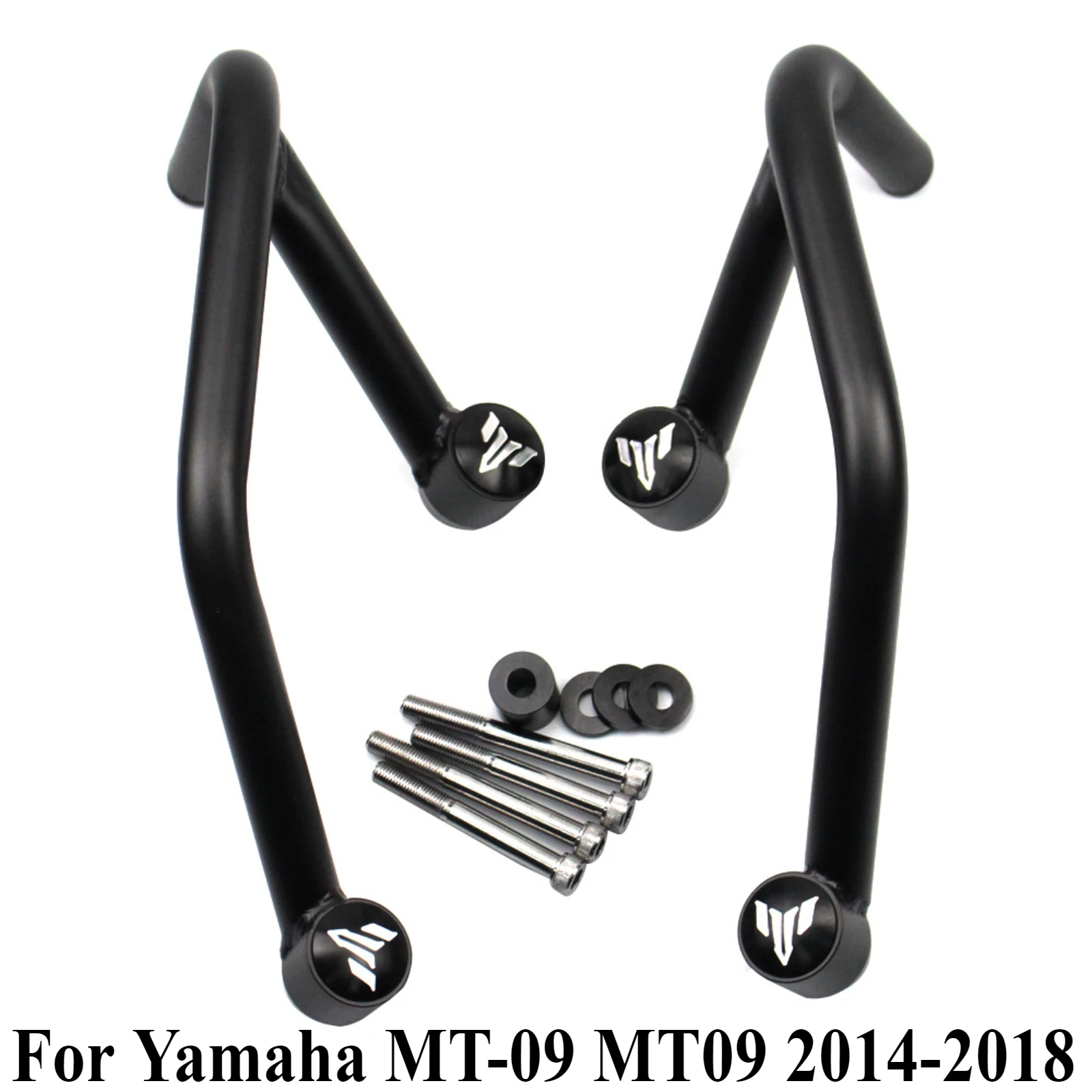 

Защитная дуга (крэш-бар) для двигателя мотоцикла Yamaha MT-09 MT09 2014-2018, бампер-протектор, слайдер рамы от падений, модифицированные аксессуары
