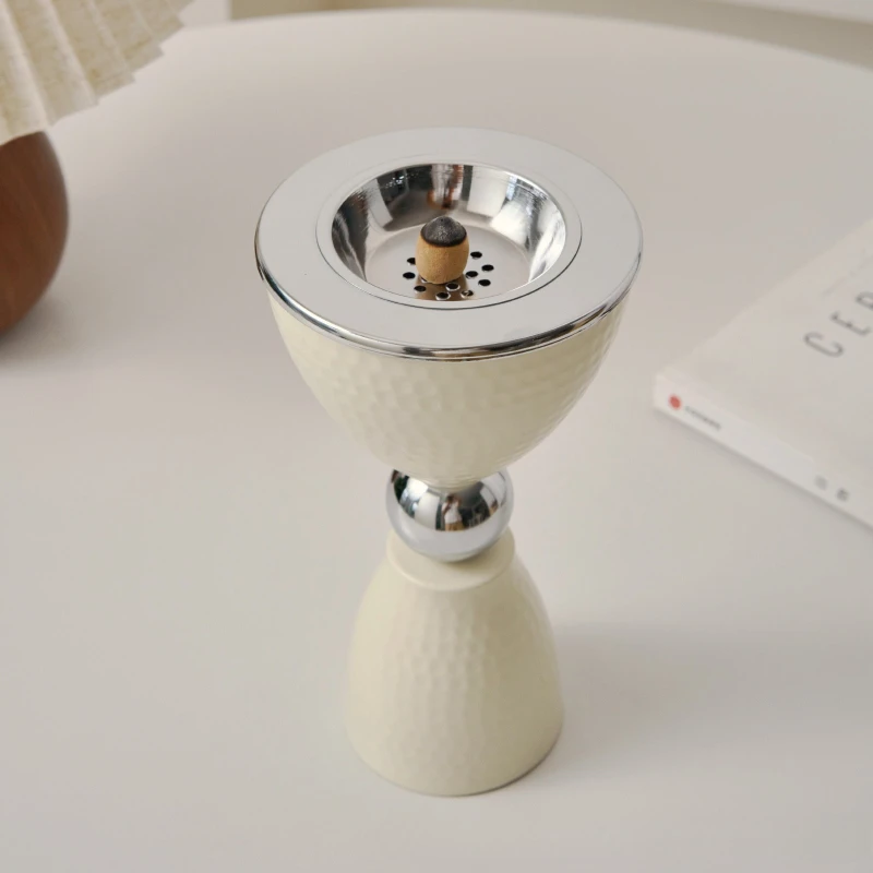 

Middle East Arabian incense burner metal cross-border creative gold silver incense burner agarwood aromatherapy burner