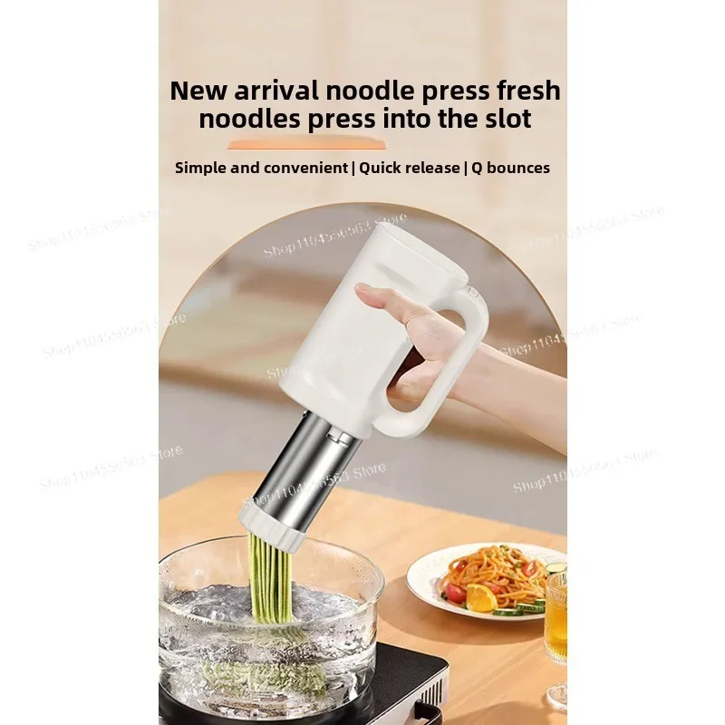 Elektrische Nudelmaschine. Multifunktions-Nudelpresse für den Haushalt. Kleine tragbare vollautomatische tragbare Nudelpresse