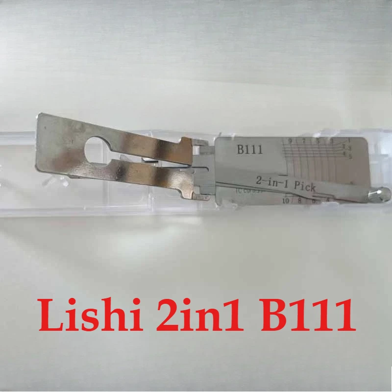 

1PCS Lishi 2in1 B111 Pick Tool Decoder and Pick Is Designed for GM, FOR HUMMER, for GMC [GM Z Keyways] Ganzua Car Key Picking