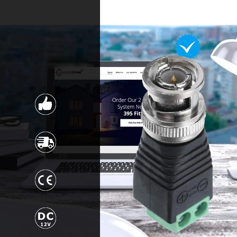 10Pcs 12V 2.1*5.5Mm…