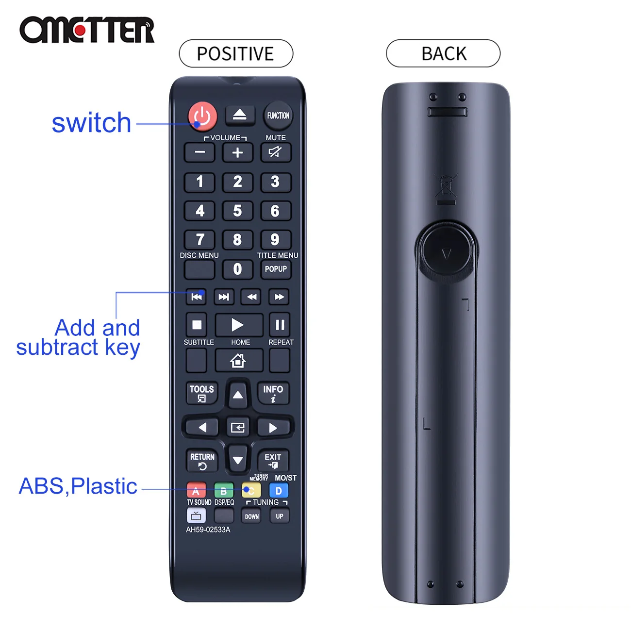 Новая модель, пульт дистанционного управления для SAMSUNG Blu-Ray системы домашнего кинотеатра, универсальный HTF4500/ZA HTFM45