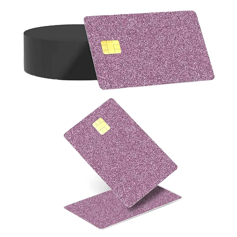 4 unids/set pegatinas decorativas para tarjetas de crédito pegatinas protectoras de piel para tarjetas bancarias/Debit/ATM pegatina antideslizante