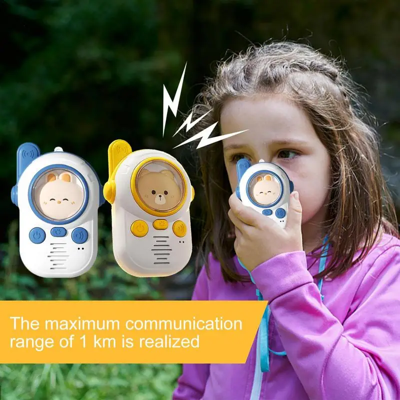 Kids Radio Toy Kids Telephone Toy Extended Range Camping Game Gear Clear Sound Two-Way Communication Device For Adventures Boys