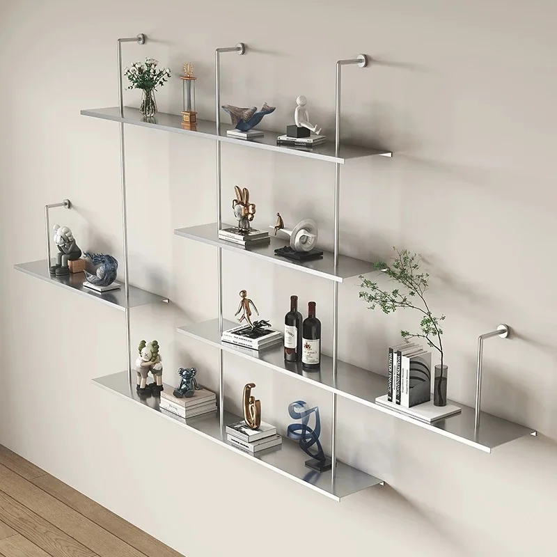 Wall Shelf Metal Shelf Hanger Hanger Bookshelf Living Room Storage Study Bedroom Kitchen Wall
