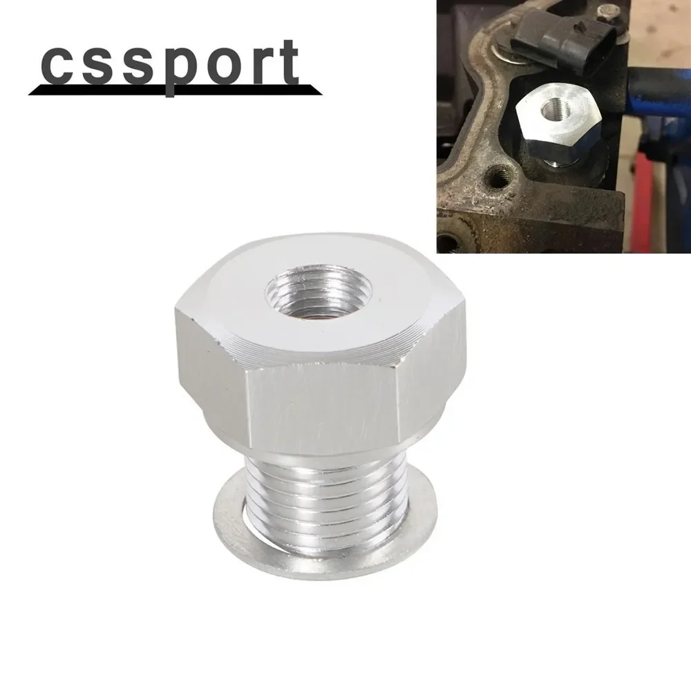 

Easy to install LS Engine Swap Male M12x1.5 or M16x1.5 Female 1/8 NPT Aluminum Oil Pressure Sensor Adapter Connector With Gasket