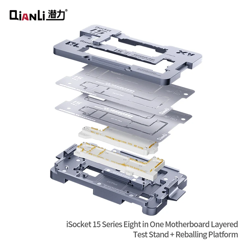 Qianli iSocket 14 15 Series Motherboard Test Fixture Precise Location Test Stand MainBoard Testing Detection Maintenance Fixture