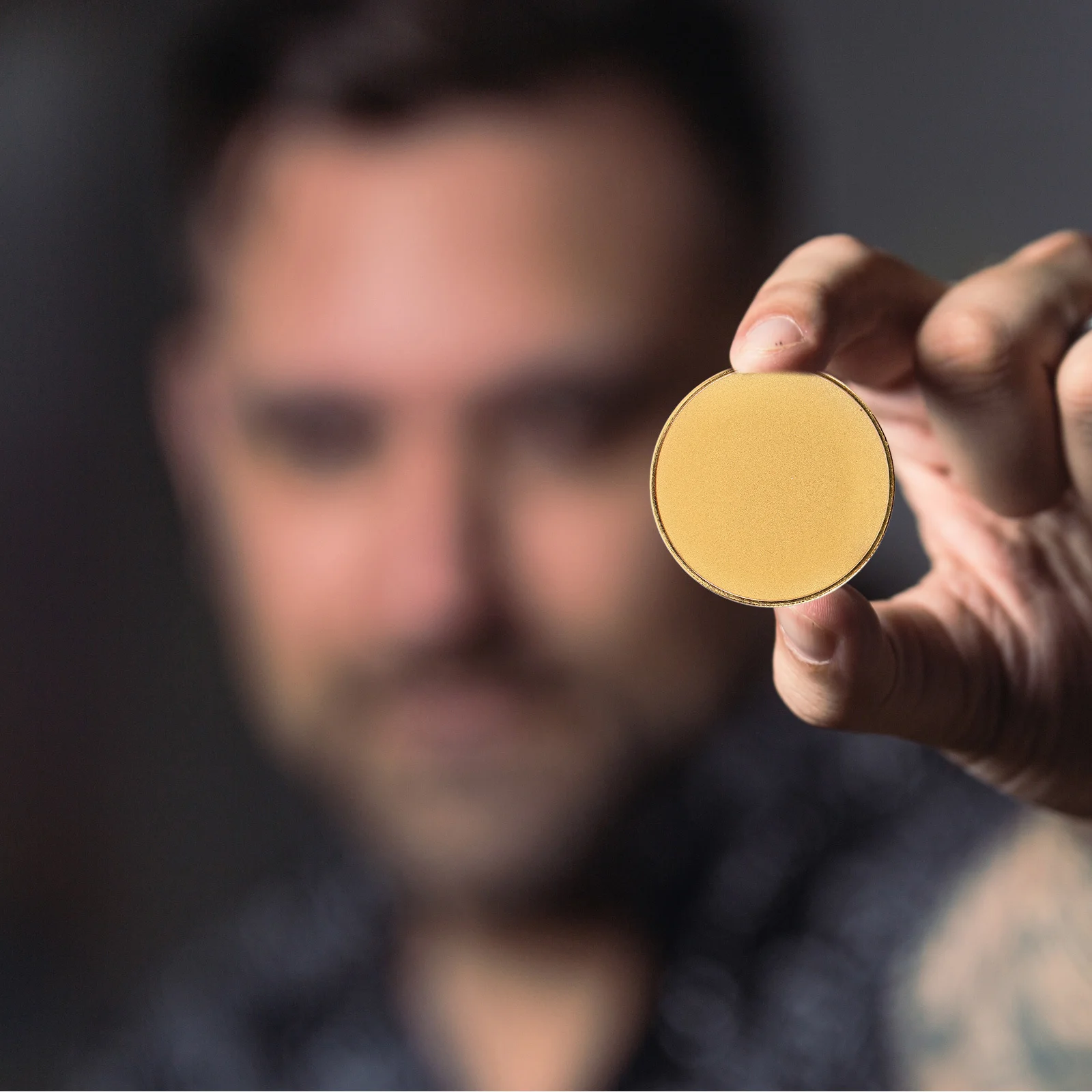 

6 Pcs Blank Pendants for Engraving DIY Coin Challenge Coins Jewelry Brass Copper Blanks Medal