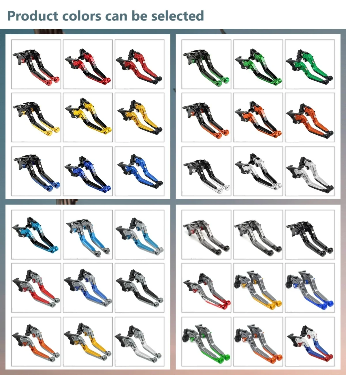 FOR Kawasaki Z125/PRO/KRT/SE/BR125 2015-NOW Folding Clutch and Brake Lever Set Adjustable Levers Accessories Parts view 5