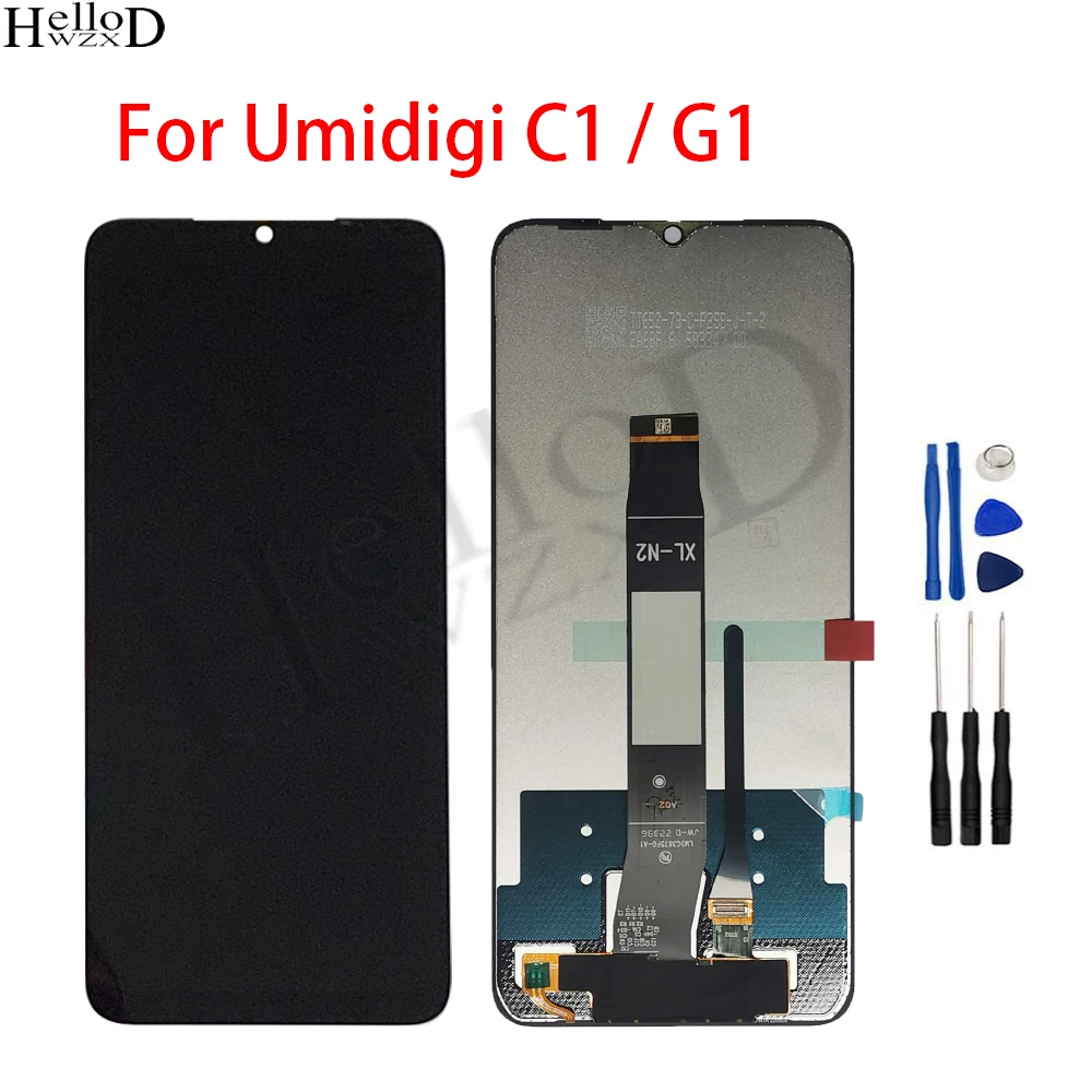 

ЖК-дисплей с сенсорным экраном для Umidigi C1, сменный полноэкранный ЖК-дисплей в сборе для Umidigi G1