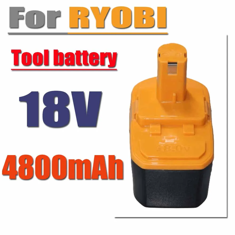 

For Ryobi P100 18V 4800mAh Replacement Battery P101 ABP1801 ABP1803 BPP1820 Cordless Power Tools