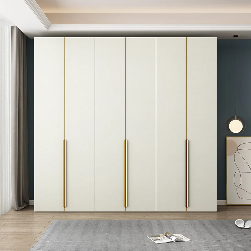 Wooden Craft Wardrobes Clothes White Free Shipping Living Room Organizer Cabinets Nordic Simple Armario De Ropa Home Furniture