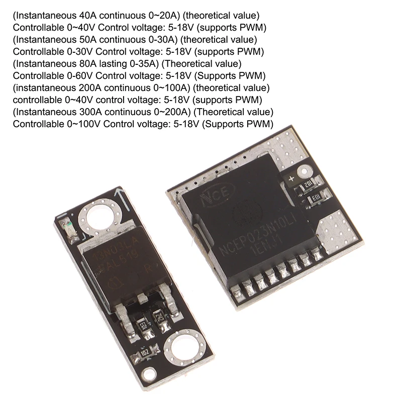 1PC lampa polowa regulacja PWM przełącznik elektroniczny Panel sterowania Mini moduł sterownika przełącznika spustowego MOS dużej mocy