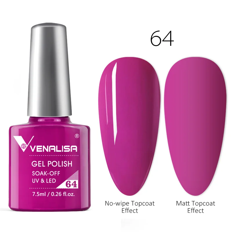 VENALISA Nail Gel Polish Beautiful Semi Permanent Full Coverage Colors CANNI Gel Manicure Soak Off LED UV Gel Nail Varnish