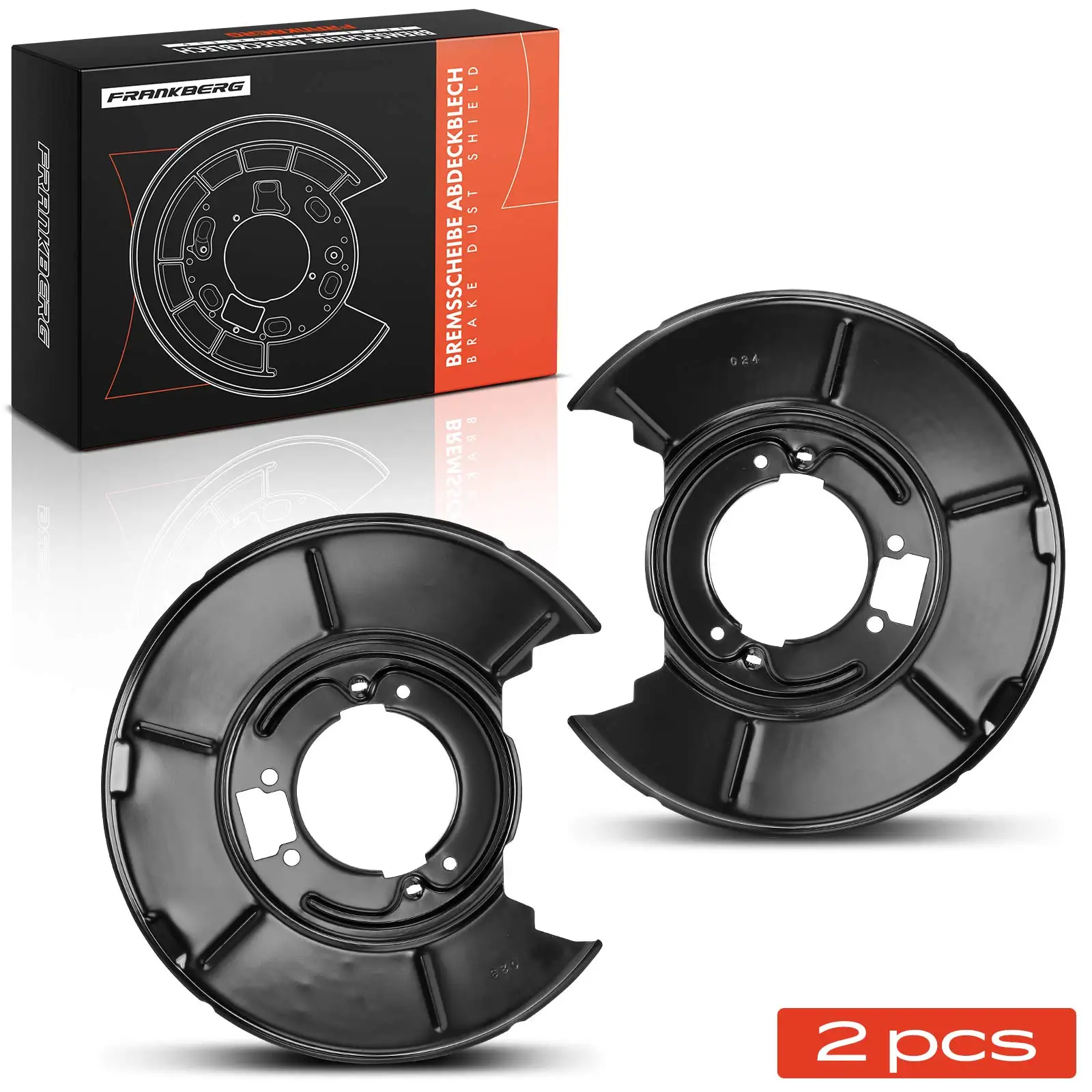 Frankberg 2x Ankerblech Bremsscheibe Hinterachse Beidseitig für BMW E46 318i E36 320i E85 2.5L 3.0L 34211158991 34211158992