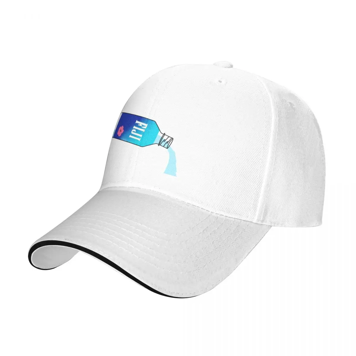 Fiji water pouring out Baseball Cap Ball Cap Dropshipping sun hat Military Cap Man Men Hats Women's