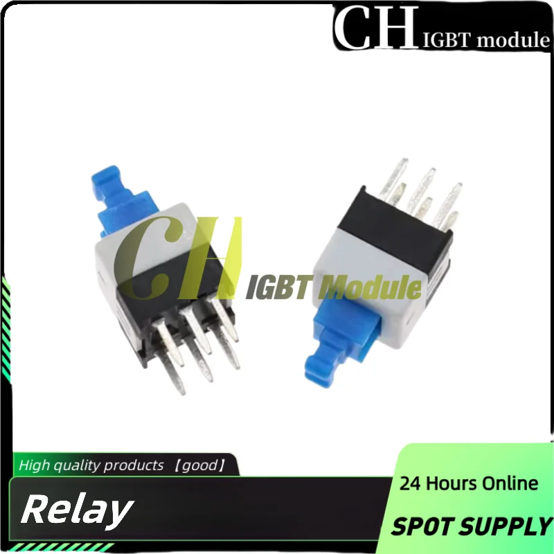 

10PCS/LOT Button switch 5.8*5.8MM self-locking, non-locking 7*7MM, 8*8MM, 8.5*8.5MM, high temperature resistant