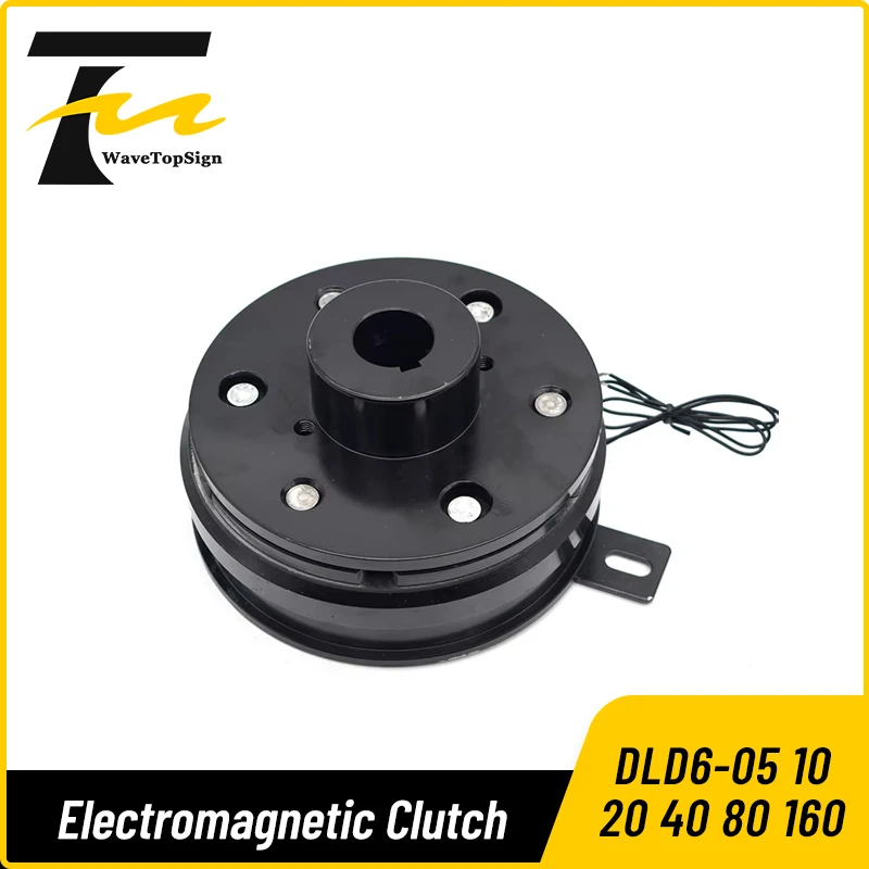 Wavetopsign DLD6-05 10 20 40 80 160 Electromagnetic Clutch Dry Type Single Plate Clutch DC24V DC12V