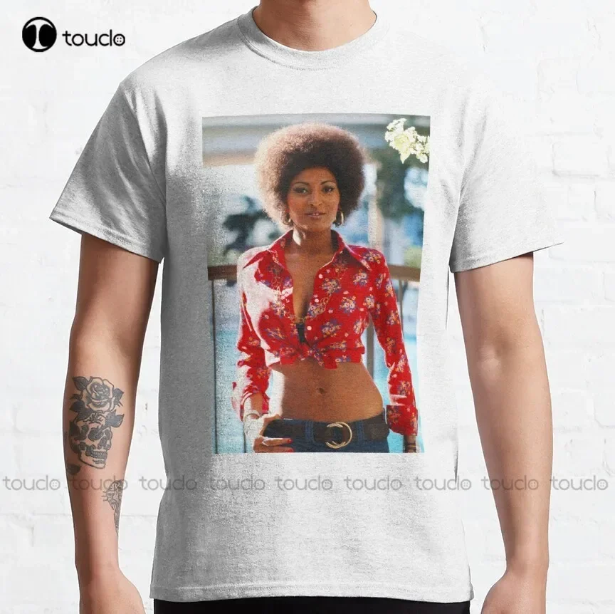 Camiseta clásica Coffy Blaxploitation 1973 V7, camiseta negra personalizada para adultos y adolescentes, camiseta con impresión Digital Unisex, Xs-5Xl clásica