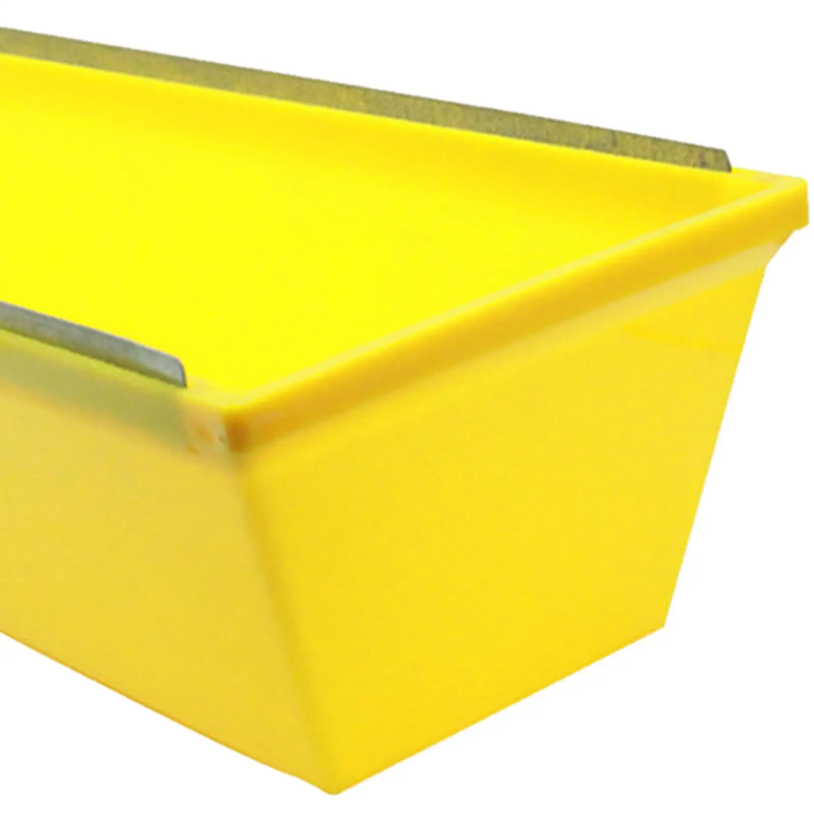 12” Drywall Mud Pan Lightweight Durable Sheared Edges Plastering Heavy Duty Tapered Sides Drywall Masonry Tool Tray Bucket