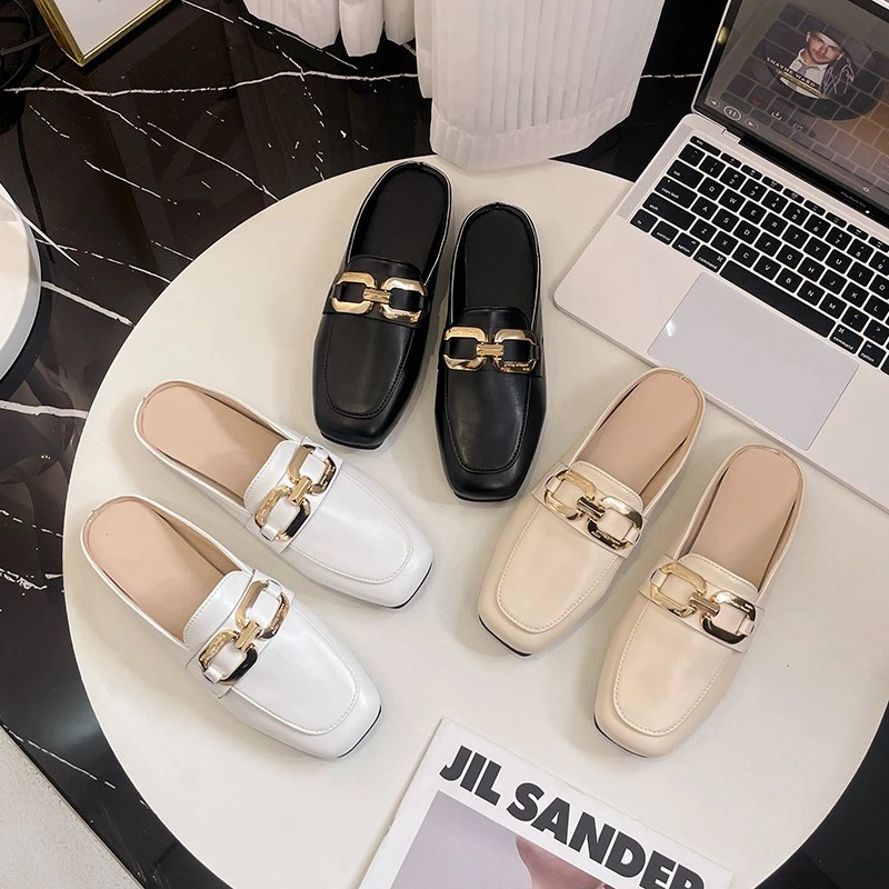 

Новинка 2024 года, женская обувь, женские модные винтажные кожаные лоферы на плоской подошве, размер, удобные повседневные удобные туфли на плоской подошве, женская Обувь