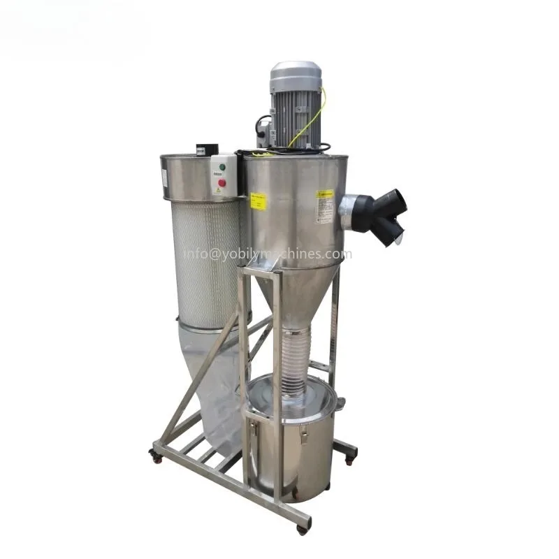 

3HP stainless steel cyclone dust collector,Industrial Vacuum Cleaner,220V steel Cyclone Separator collector
