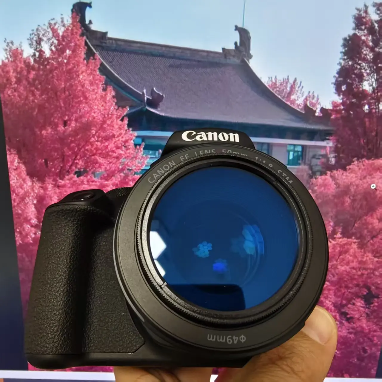 On Full Spectrum Camera 77mm With Ring Get The Aerochrome Effect Vision Red Orange Foliage IR Chrome Filter For Photography