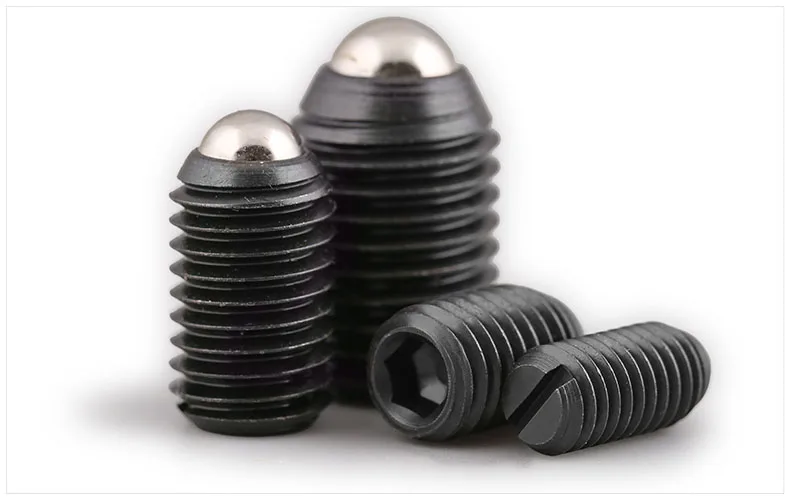 12.9 Carbon steel Wave bead screw hex socket set screws black M3 M4 M6 M8 M10 M12 M16 ball spring ball plunger Positioning beads