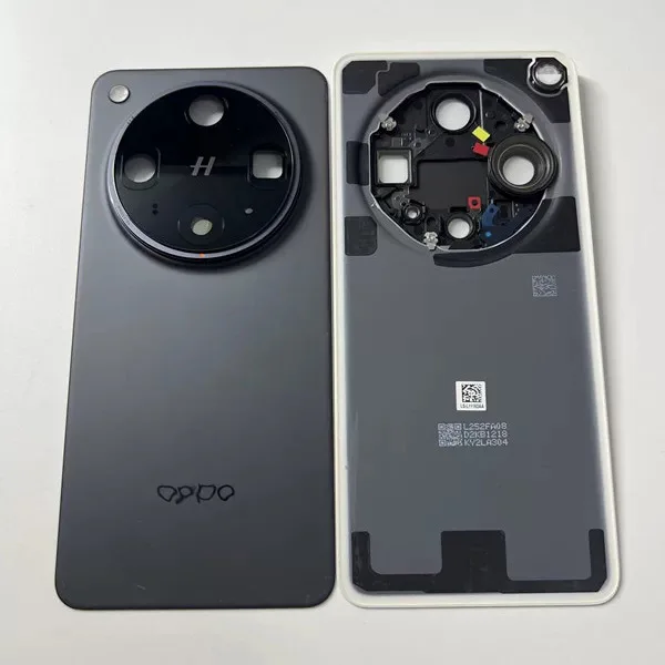 oppo-findx8-ultra用純正バックガラスバッテリーカバー、リアドアハウジングケース、バックカメラガラスカバー
