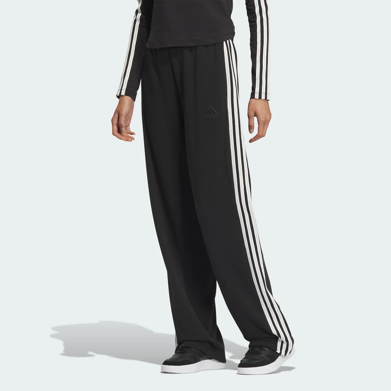 

Adidas Originals 2024, новые женские повседневные прямые дышащие брюки JN0762