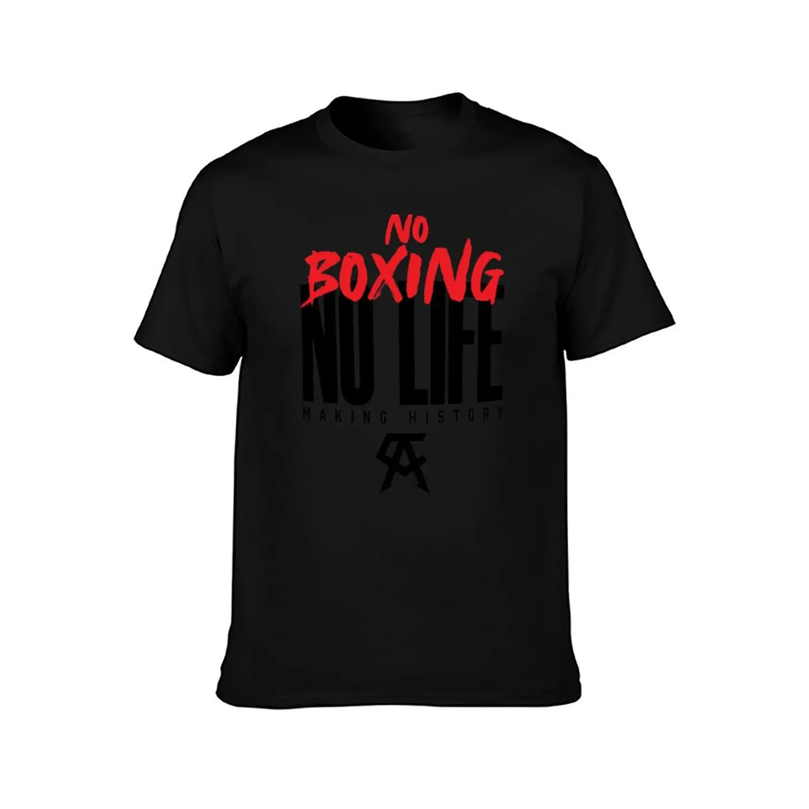 Canelo No Boxing No Life Making History T-Shirt Work Basic Short Sleeve Top T-Shirt