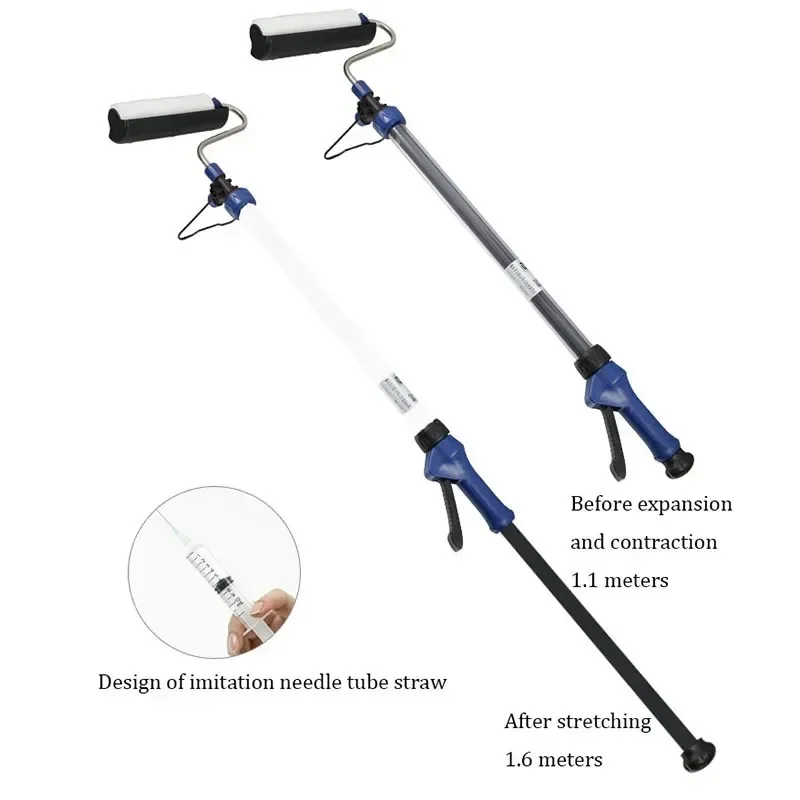 Strumento telescopico del rullo di vernice della parete dell'artefatto di spazzolatura della parete della vernice del lattice della macchina della spazzola del rullo di vernice del lattice