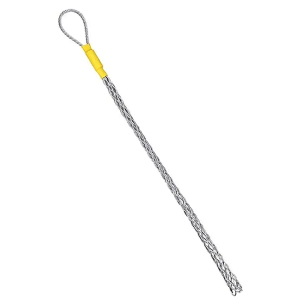 Galvanized Metal Cable Pulling Socks Anti-Slip Design Flexible Eye Mesh Puller Multi-size Steel Mesh Cable Puller