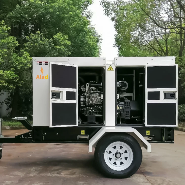 China Diesel Generator For   20 kw 25kva Diesel Generator Sound Proof Trailer Type 20kw Generator