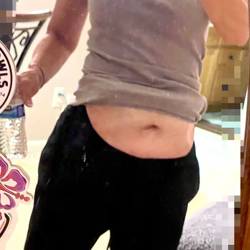 Lustige Pop Dad Bod Geld Gürtel Tasche Männer Reisetaschen Fleisch Farbe Kreative Fanny Pack Bier Fett Bauch Bum Beutel Taille Tasche – Detail 5