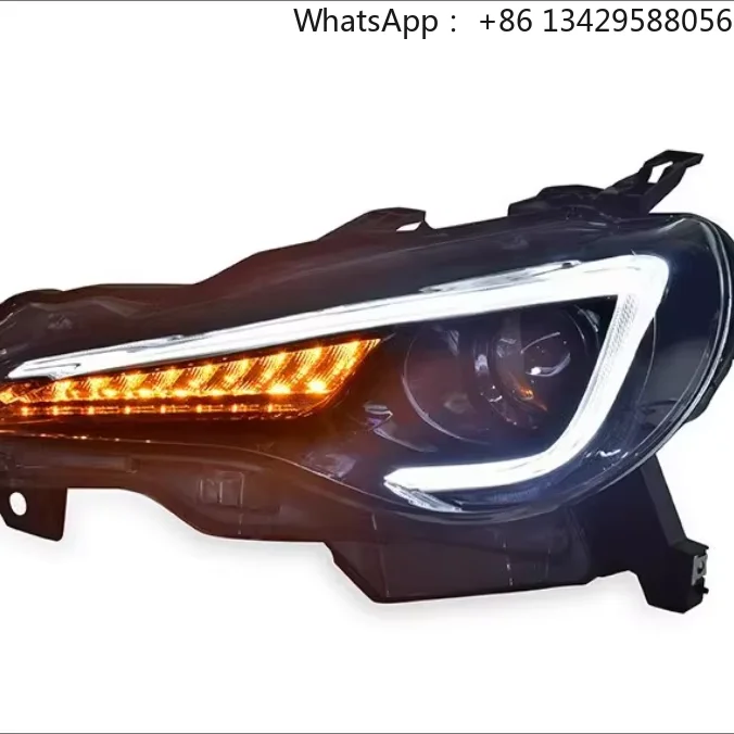 

New for Toyota 86 for Subaru Brz 12-18 Models Headlight Assembly Specially Used Modified LED Daytime Running Lights Sequential